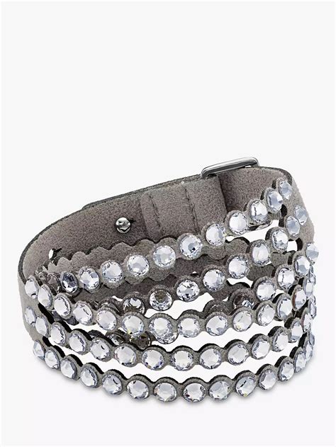 swarovski leather bracelet.